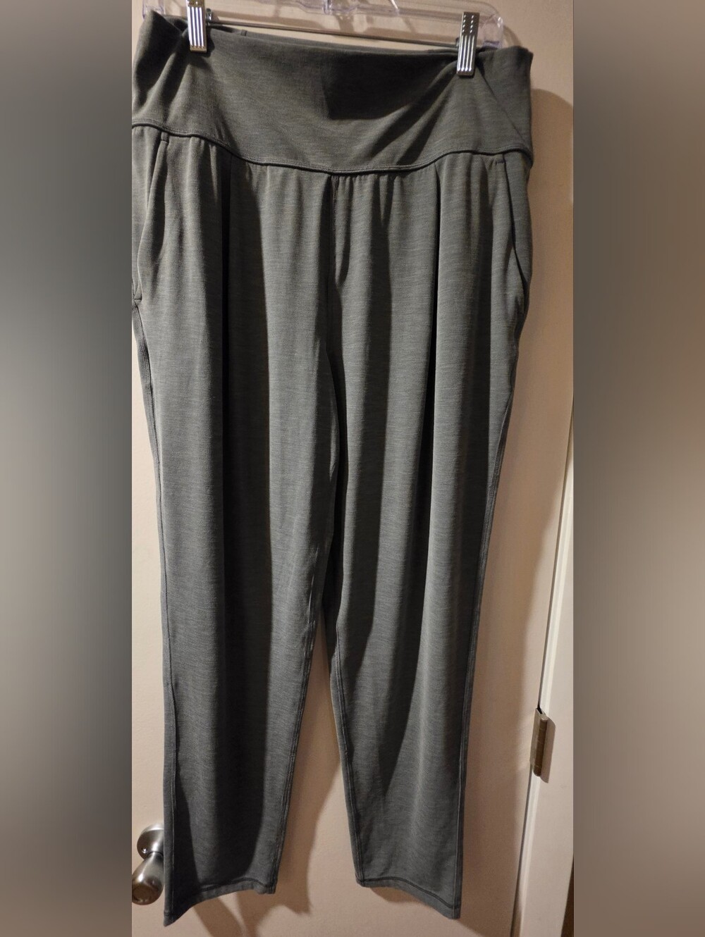 Athleta Elation Pant Heathered Charcoal Grey Size Large Tall Powervita 533562